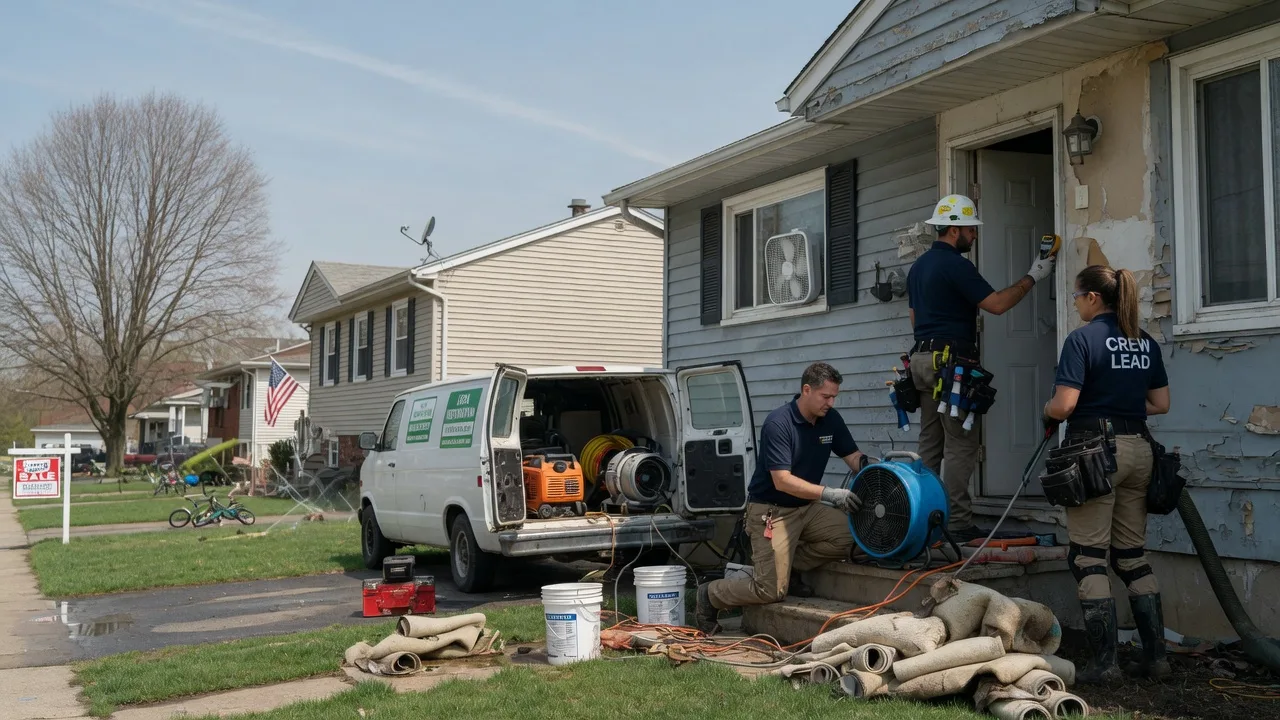 Flood Cleanup in Metamora, IL near me