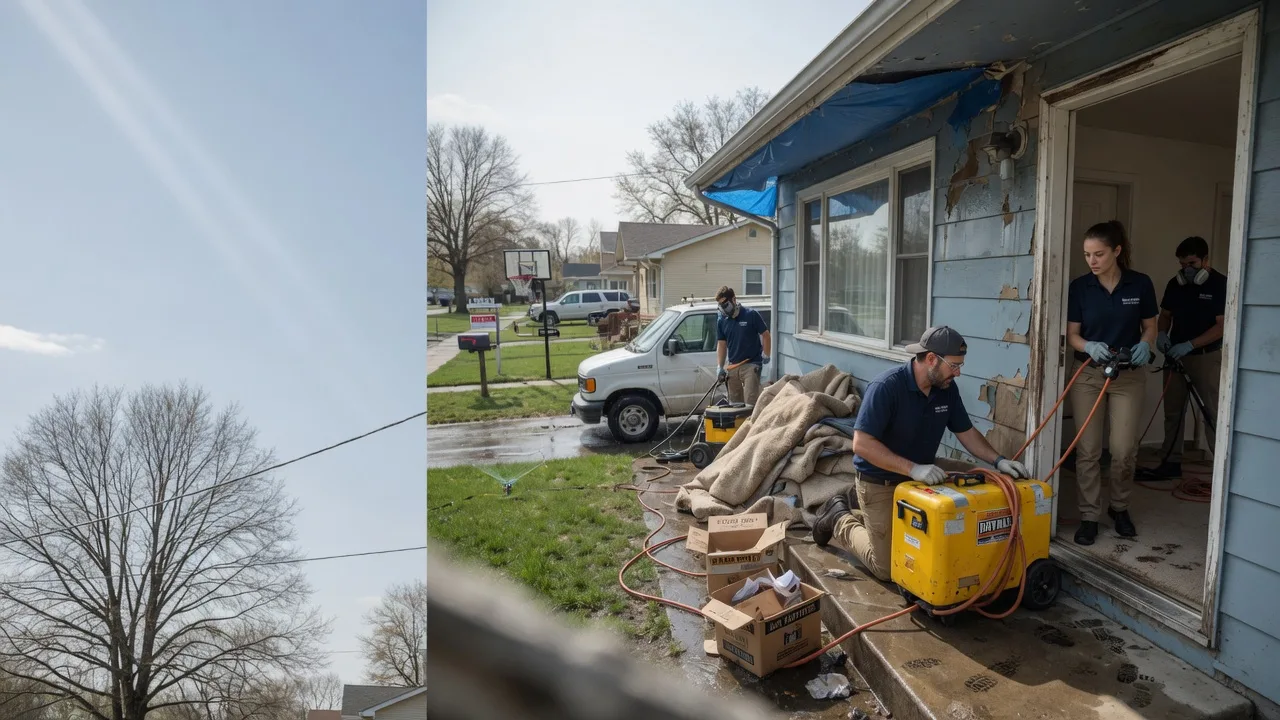 Basement Flood Cleanup in Metamora, IL near me